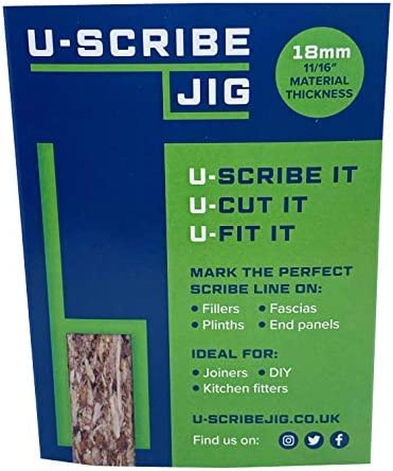 U-Scribe Jig, U-Scribe Jig 18Mm (11/16") - Set of 3 - Scribe like a Pro