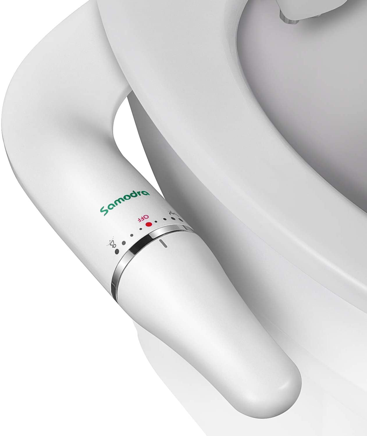 secretgreen.com.au, Ultra-Slim Bidet Attachment, Home Bidet Retractable Self-Cleaning Dual Nozzles for Frontal & Rear Wash, Fresh Water, Water Pressure Control, Non-Electric Quick Installation, Brass Inlet and Internal Valve